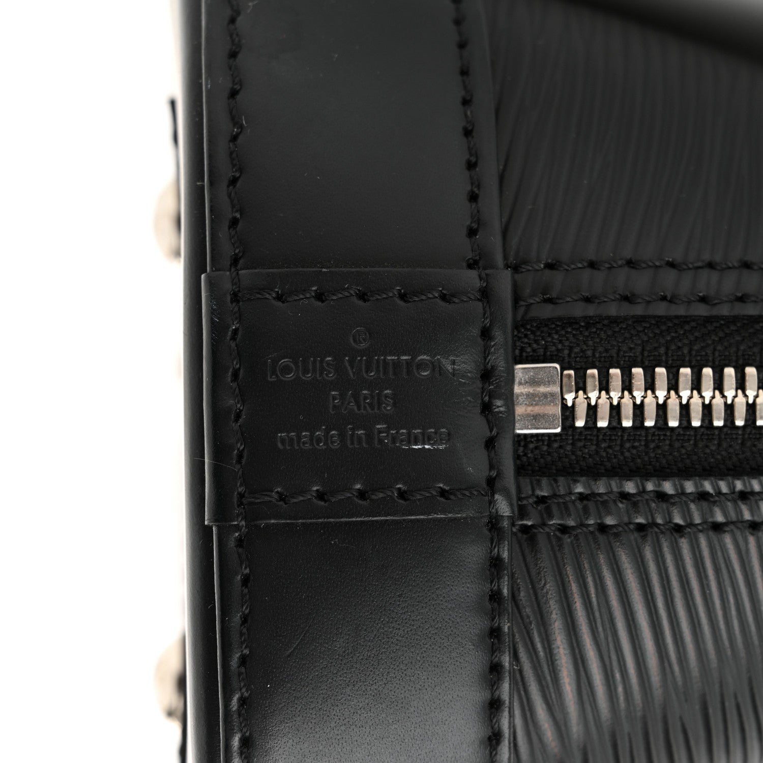Louis Vuitton Epi Alma BB Black 7 of 14