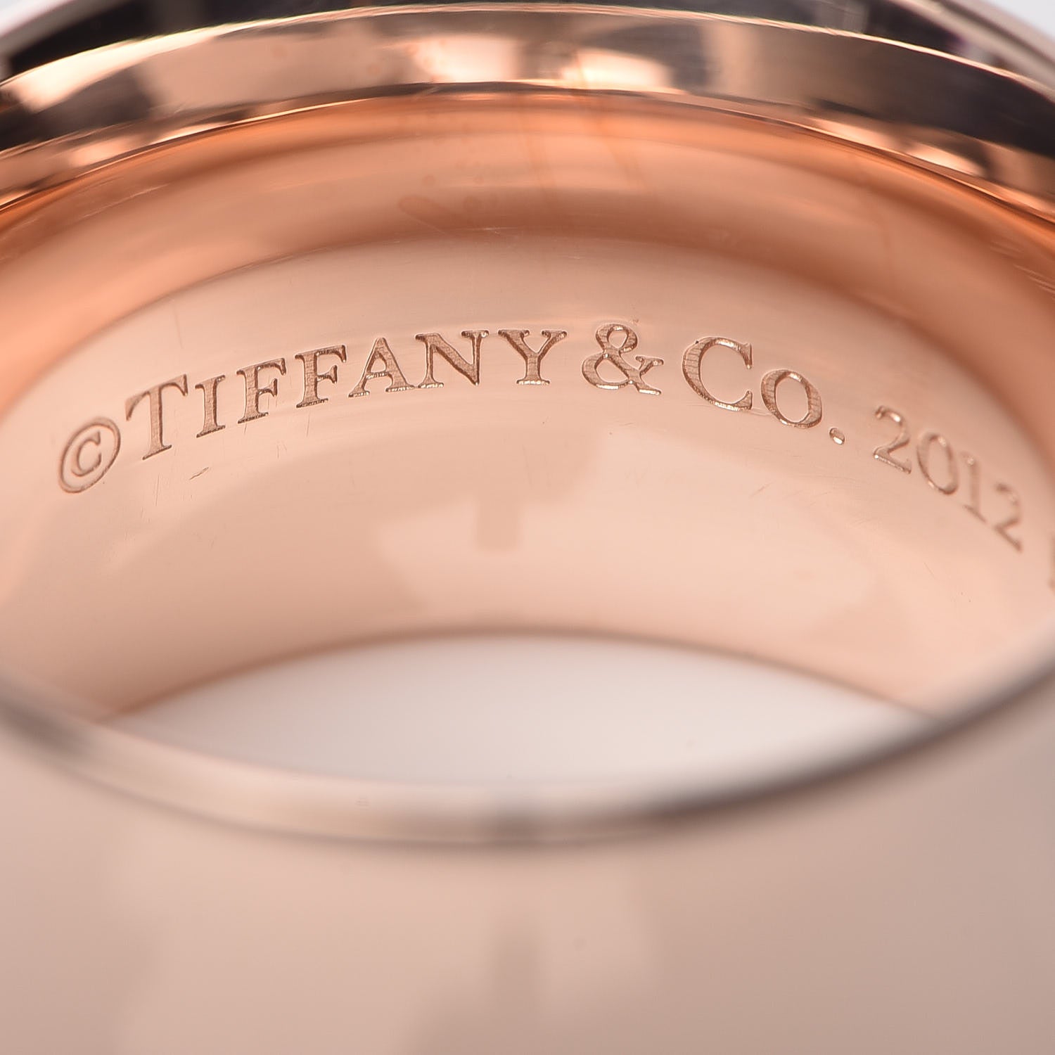 Tiffany Rubedo Wide 1837 Band Ring 49 5 4 of 5