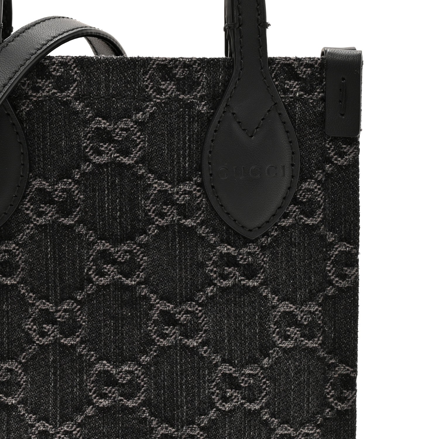 Gucci Denim GG Monogram Dollar Calfskin Mini Ophidia Tote Gucci Denim GG Monogram Dollar Calfskin Mini Ophidia Tote