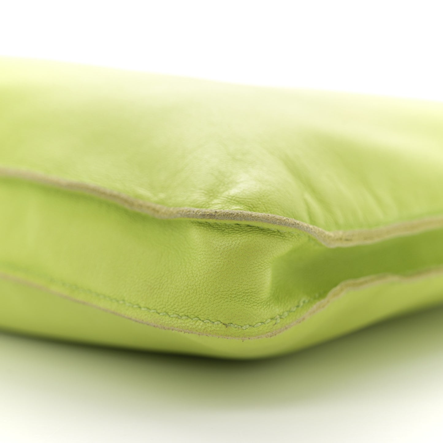 Lambskin Clou De Selle Pouch Kiwi