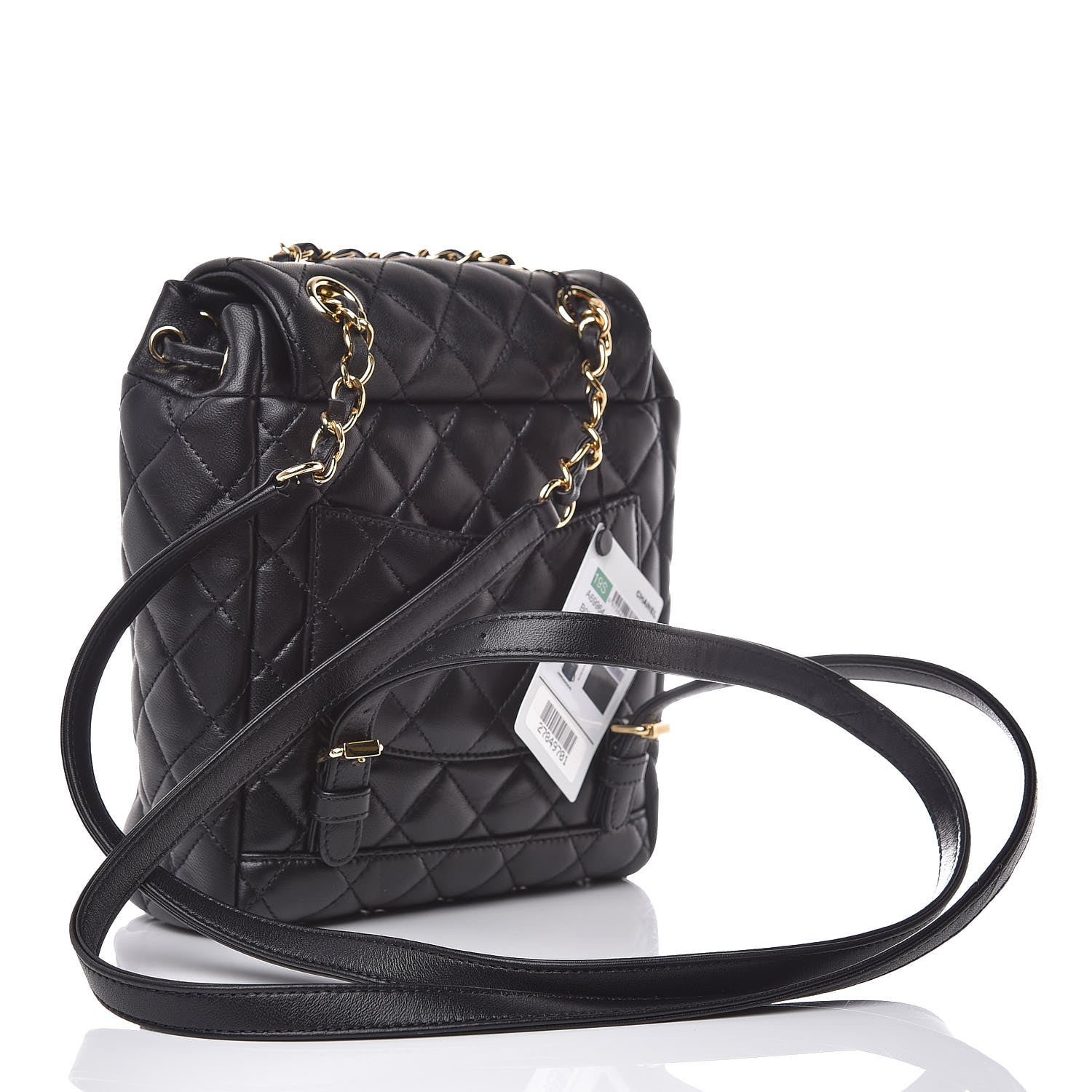 Chanel Lambskin Quilted Mini Urban Spirit Backpack Black 4 of 12