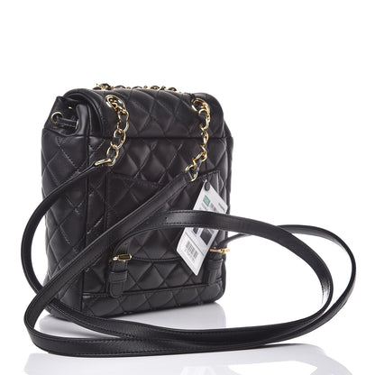 Chanel Lambskin Quilted Mini Urban Spirit Backpack Black 4 of 12