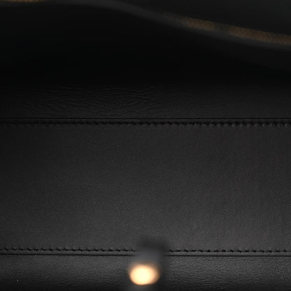 Burberry Crocodile Embossed Calfskin Small Frances Tote Black 5 of 10