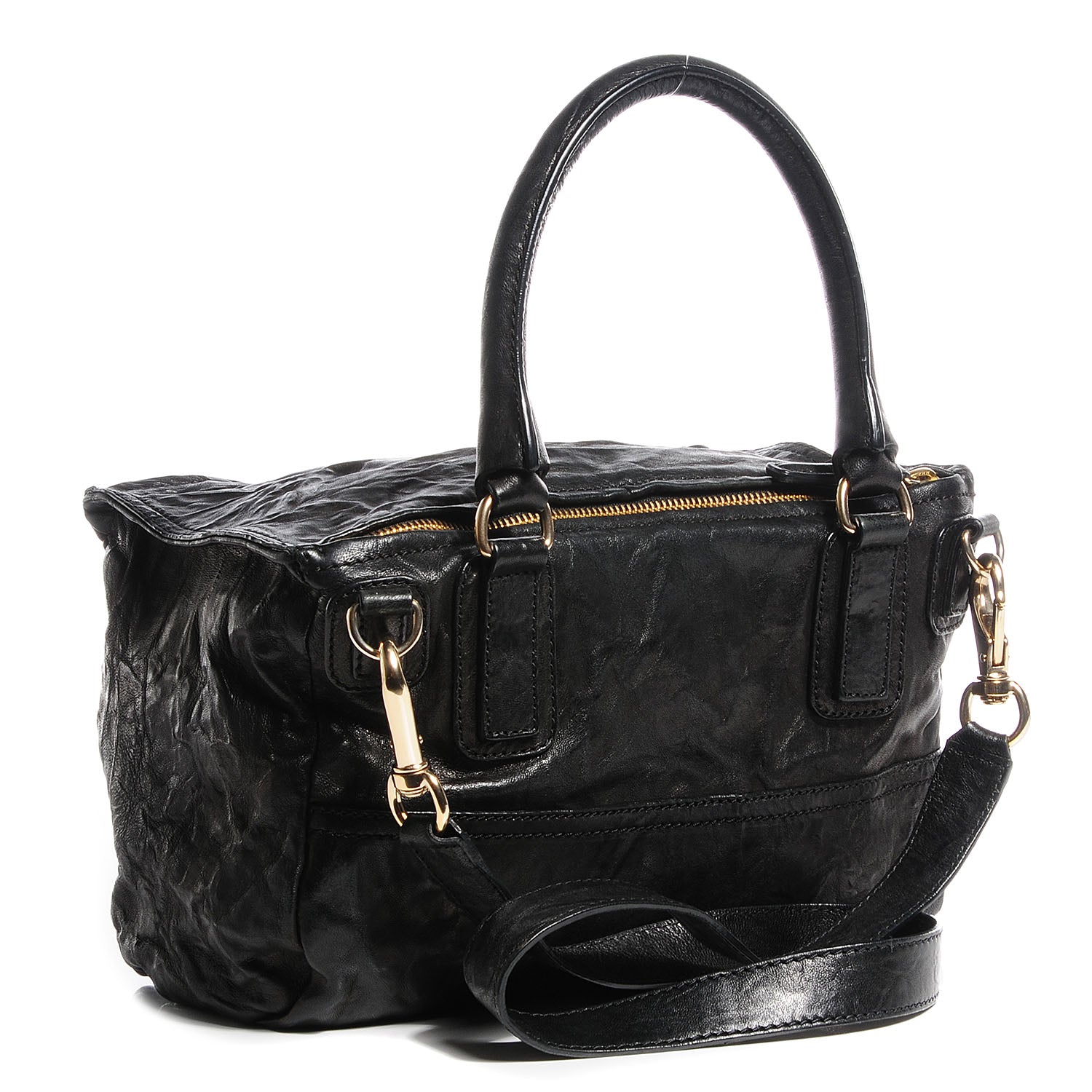 Givenchy Tumbled Sheepskin Medium Pandora Bag Black 3 of 9