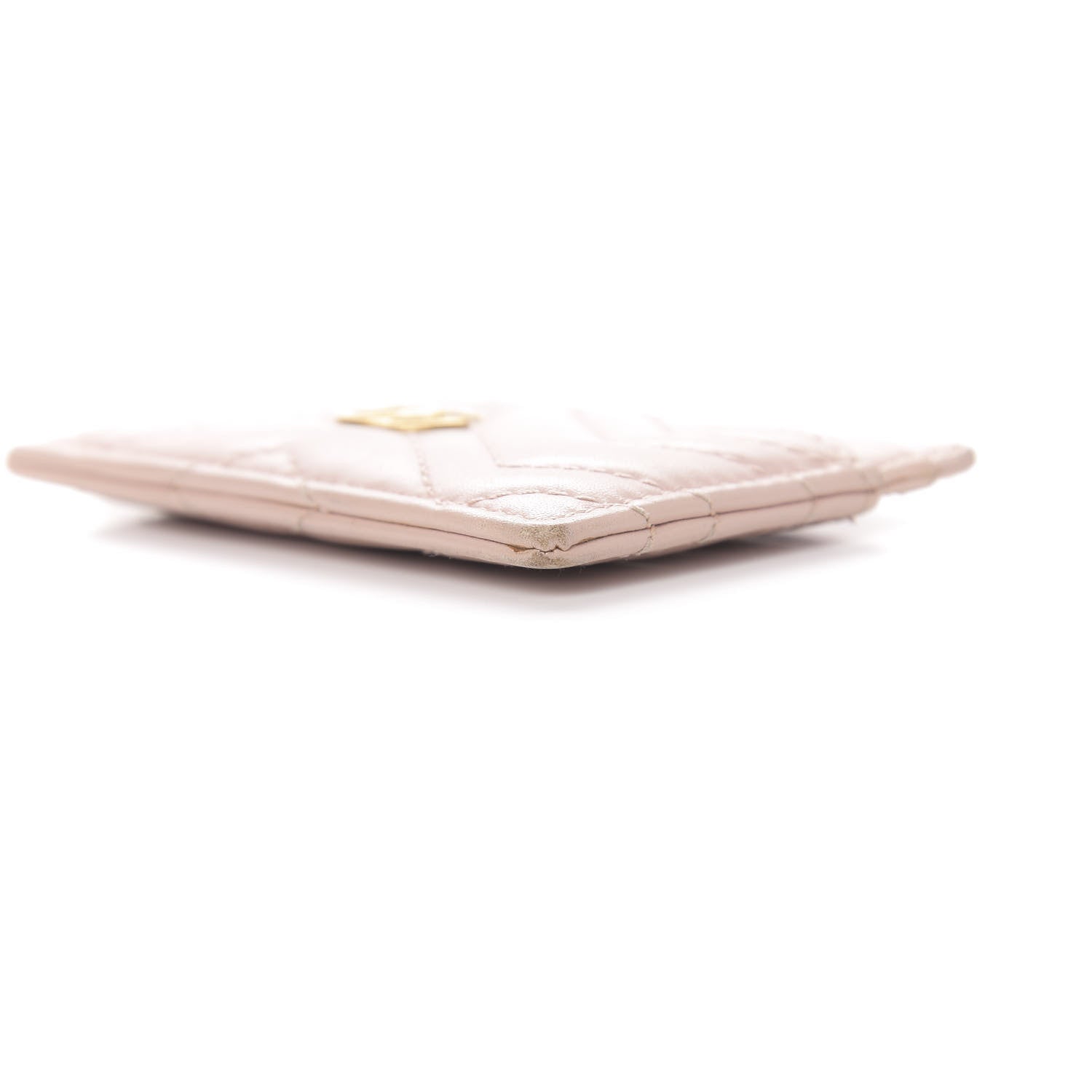 Gucci Calfskin Matelasse GG Marmont Card Holder Perfect Pink 8 of 11