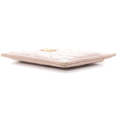 Gucci Calfskin Matelasse GG Marmont Card Holder Perfect Pink 8 of 11
