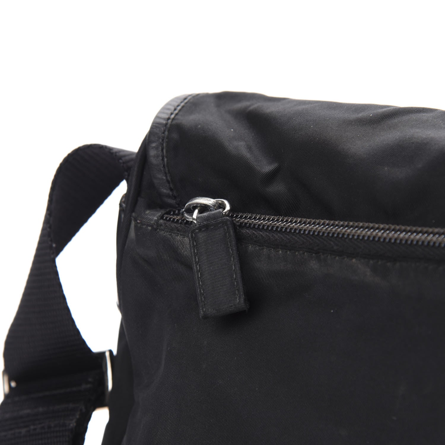 Prada Nylon Vela Sport Messenger Bag Black 9 of 12