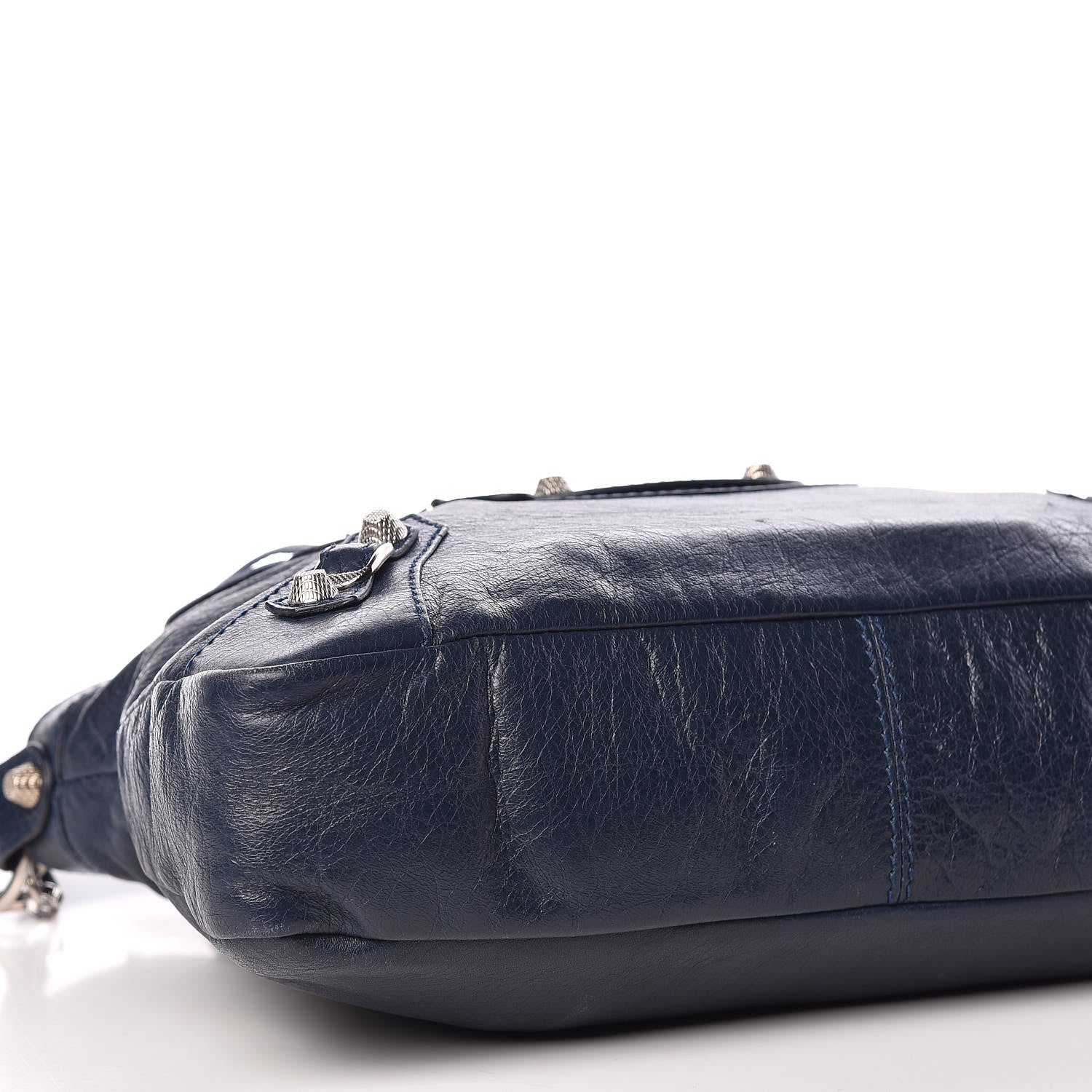 Balenciaga Agneau Giant 12 Silver Hardware Town Bleu Obscur 6 of 10