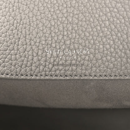 Saint Laurent Grained Calfskin Small Supple Sac De Jour Mouse Grey 7 of 12