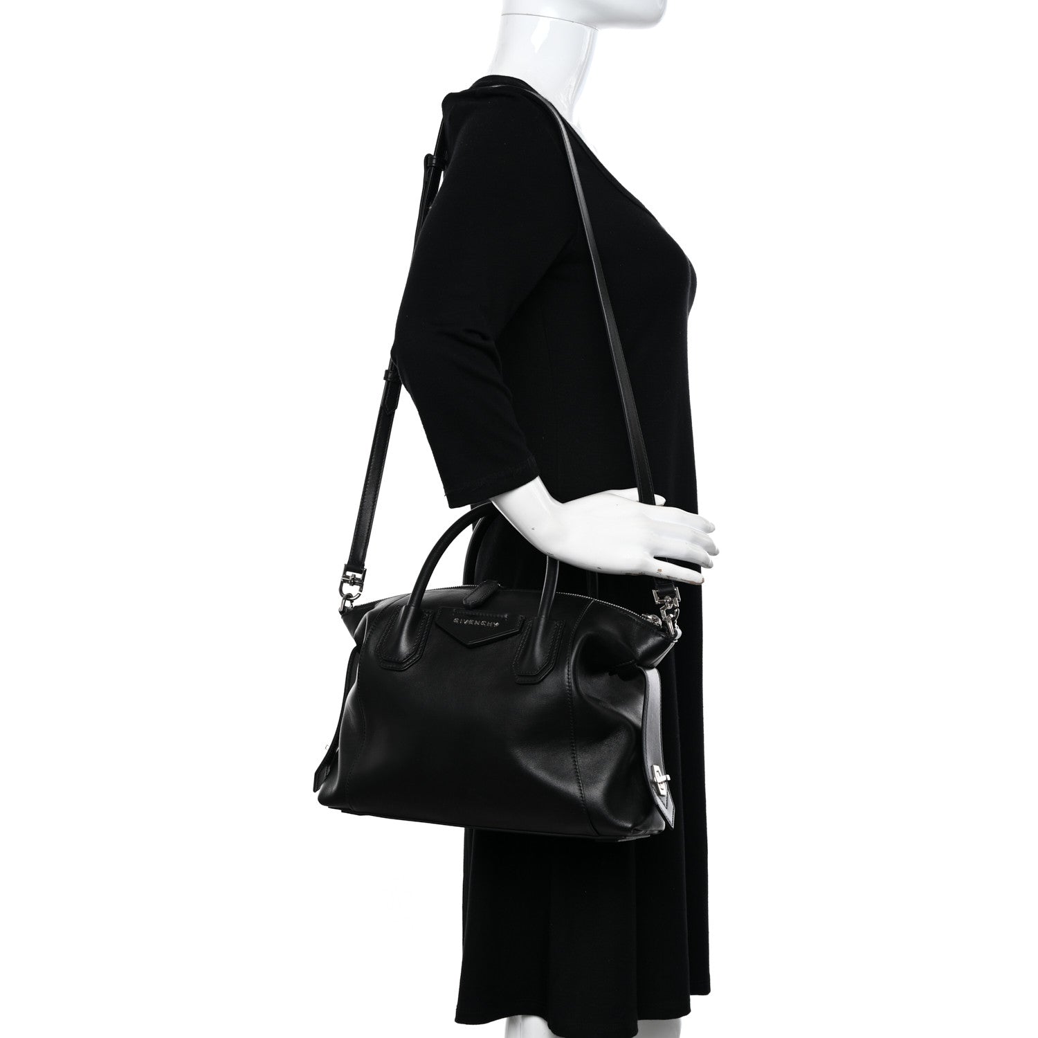 Givenchy Smooth Calfskin Small Soft Antigona Black 2 of 11