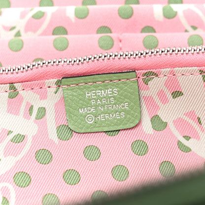 Hermes Epsom Silk'In Wallet Vert Criquet 6 of 7