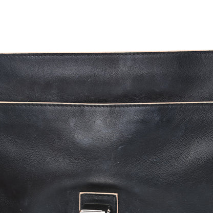 Proenza Schouler Lambskin 2 Tone Medium PS1 Satchel Black Sorbet 5 of 6