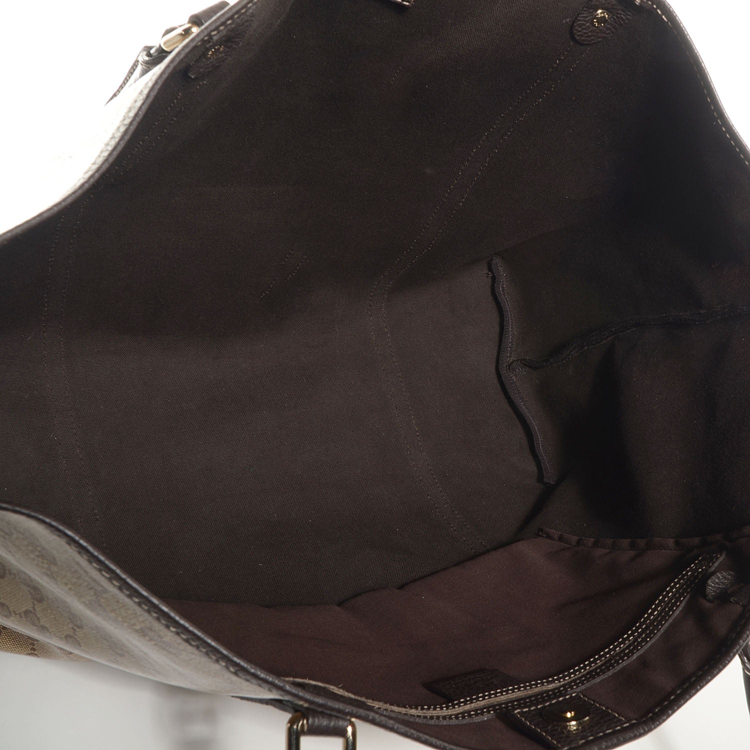 Gucci Crystal Monogram Large Joy Tote Beige Ebony Testa di Moro 5 of 7
