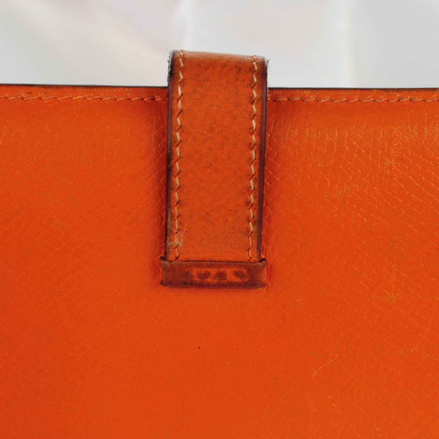 Hermes Epsom Bearn Gusset Wallet Orange 13 of 15