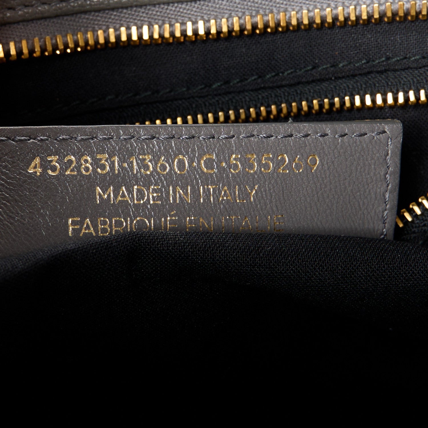 Balenciaga Chevre Gold Metallic Edge Hardware S City Gris Acier 8 of 11
