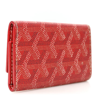 Goyard Goyardine Saint Michel 6 Key Holder Red 3 of 7