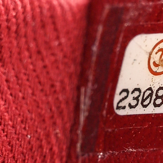 Chanel Canvas Small Deauville Tote Red 6 of 11