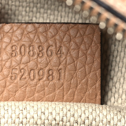 Gucci Pebbled Calfskin Small Soho Disco Bag Camelia 7 of 10