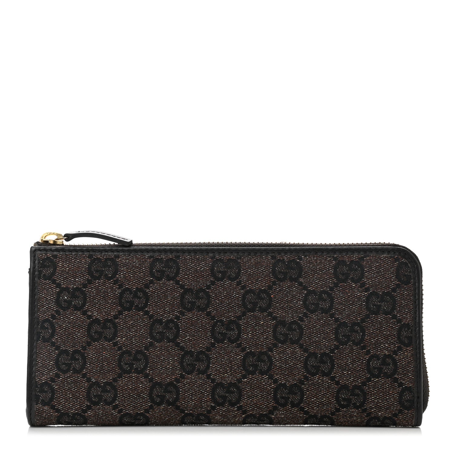 Gucci Metallic Monogram Zip Around Wallet Brown 1 of 10