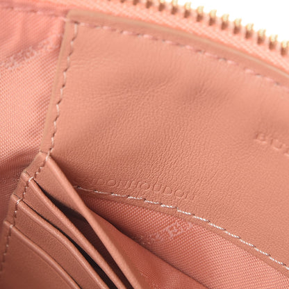 Burberry Haymarket Check Small Peyton Crossbody Clutch Bag Dusty Pink 8 of 8