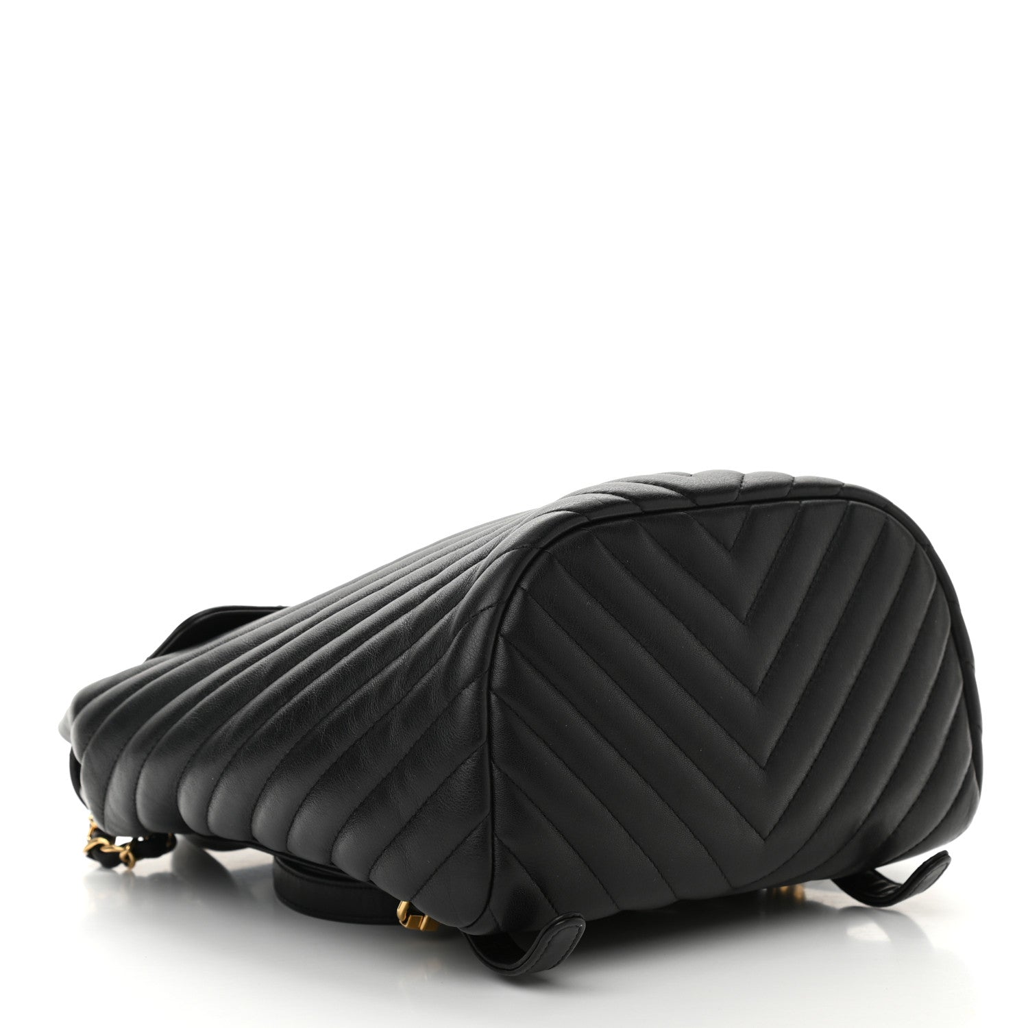 Chanel Calfskin Chevron Quilted Small Urban Spirit Backpack Black 4 of 10