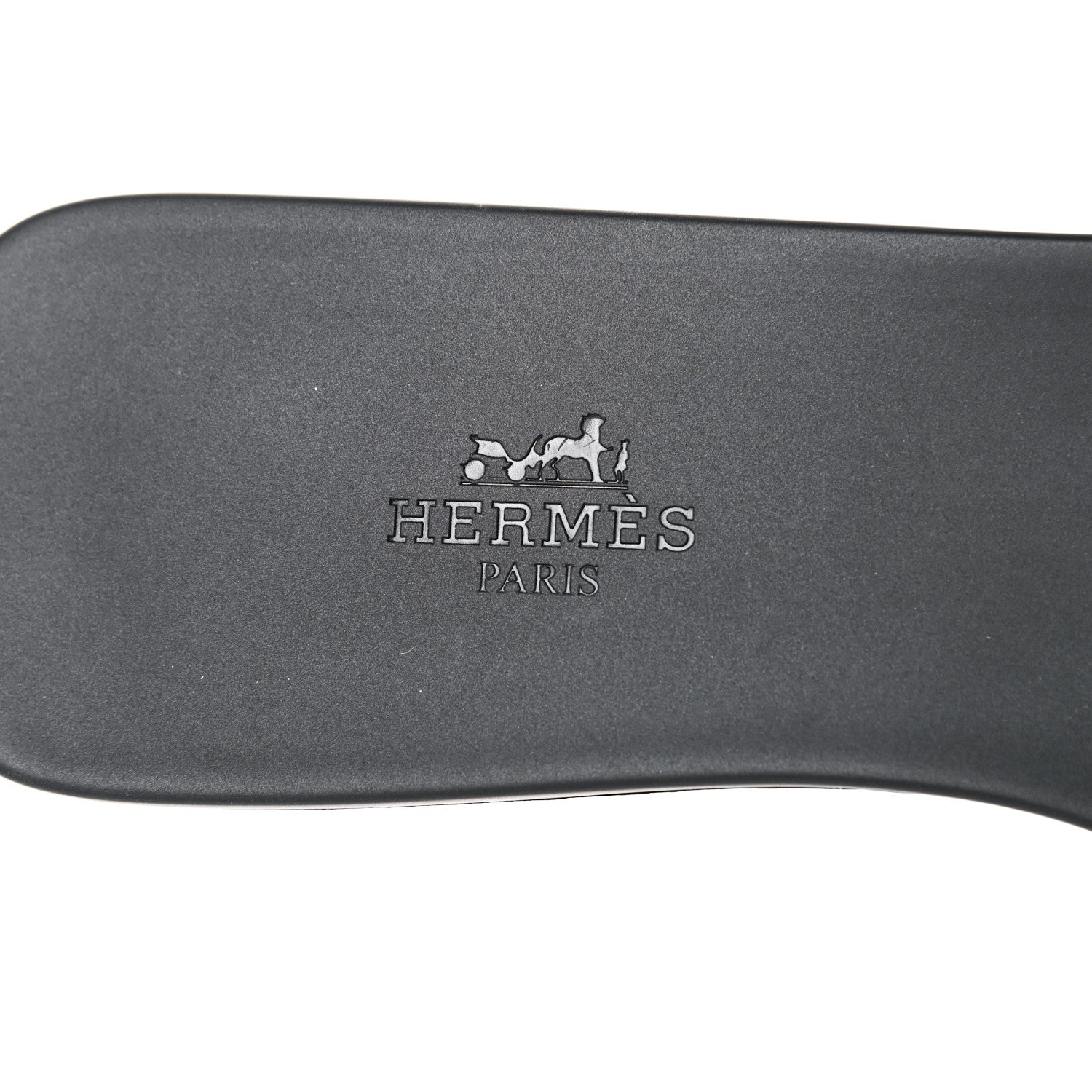 Hermes Rubber Aloha Sandals 40 Black 7 of 10