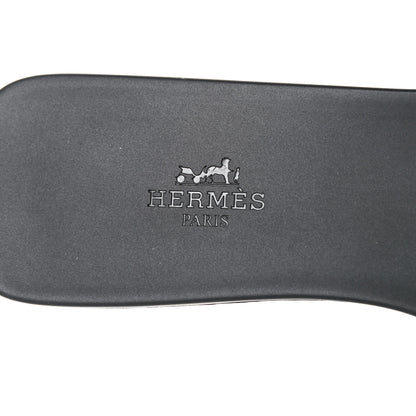 Hermes Rubber Aloha Sandals 40 Black 7 of 10