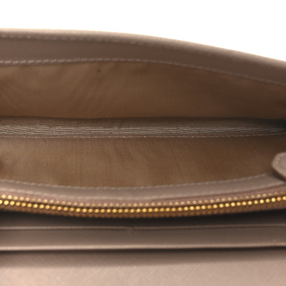 Prada Saffiano Metal Continental Flap Wallet Cammeo 5 of 7