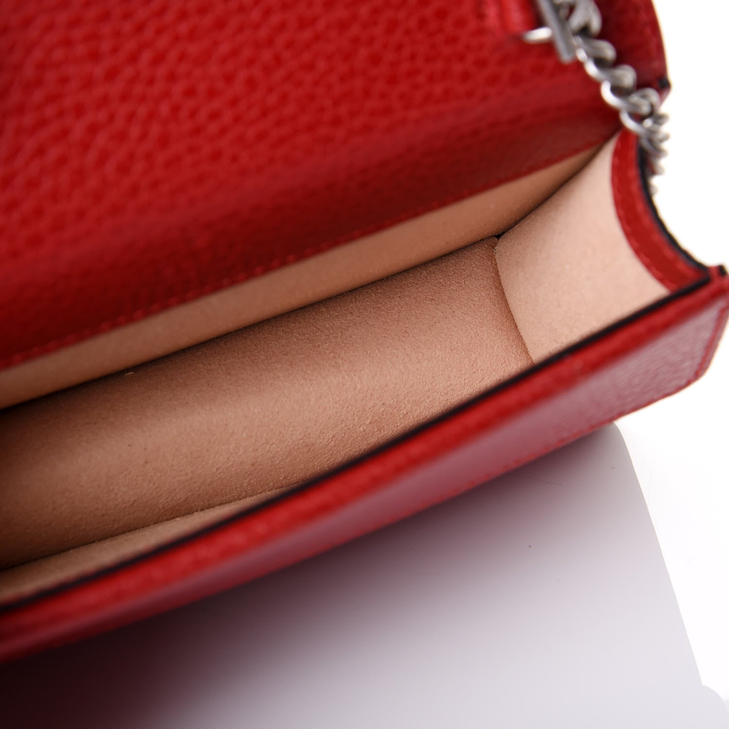 Gucci Calfskin Super Mini Dionysus Shoulder Bag Hibiscus Red 4 of 10