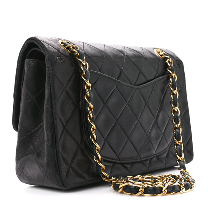 Chanel Lambskin Quilted Small Double Flap Black 3 of 13
