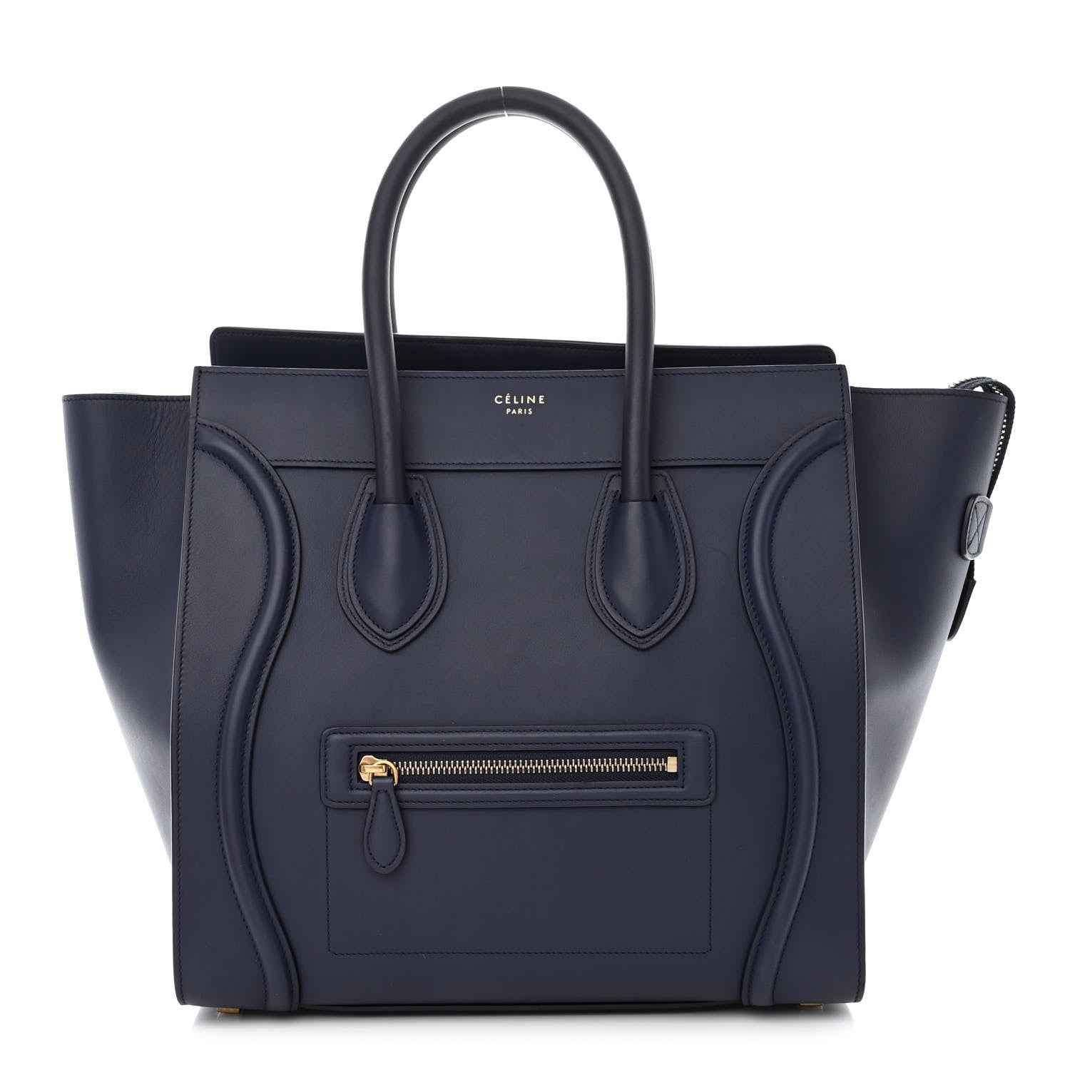 Celine Smooth Calfskin Mini Luggage Ink 1 of 11