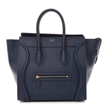 Celine Smooth Calfskin Mini Luggage Ink 1 of 11