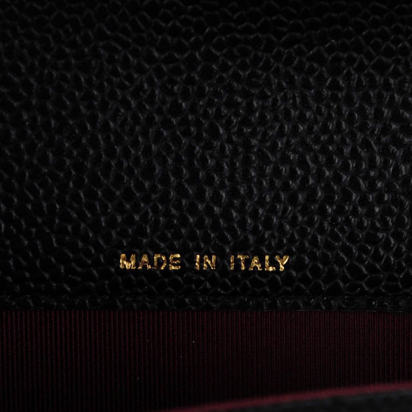 Caviar Quilted Flap Card Holder Black