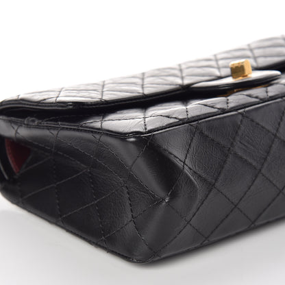 Chanel Aged Calfskin Quilted 2.55 Reissue 225 Flap Black 8 of 13