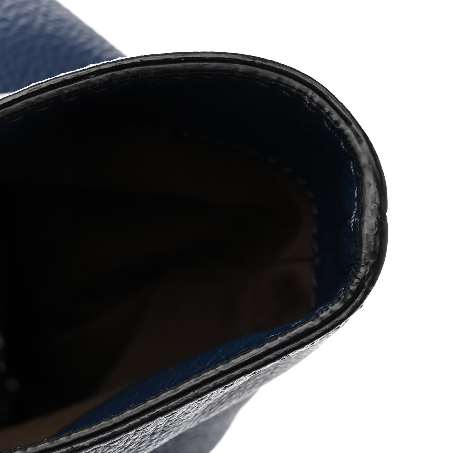 Calfskin Large New Marcie Tote Royal Navy