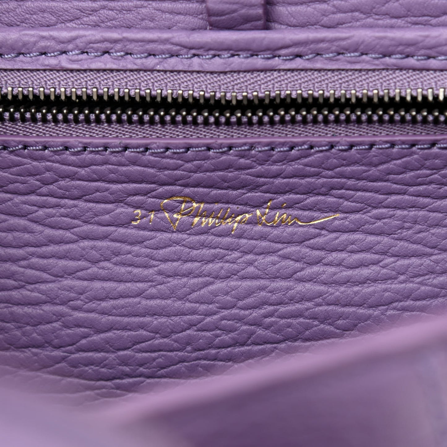 Textured Calfskin Mini Pashli Satchel Violet