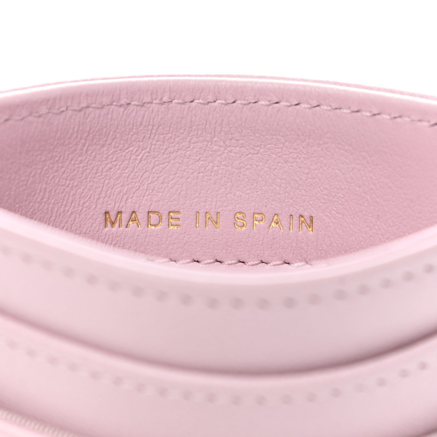 Lambskin Quilted Chanel 19 Card Holder Light Pink