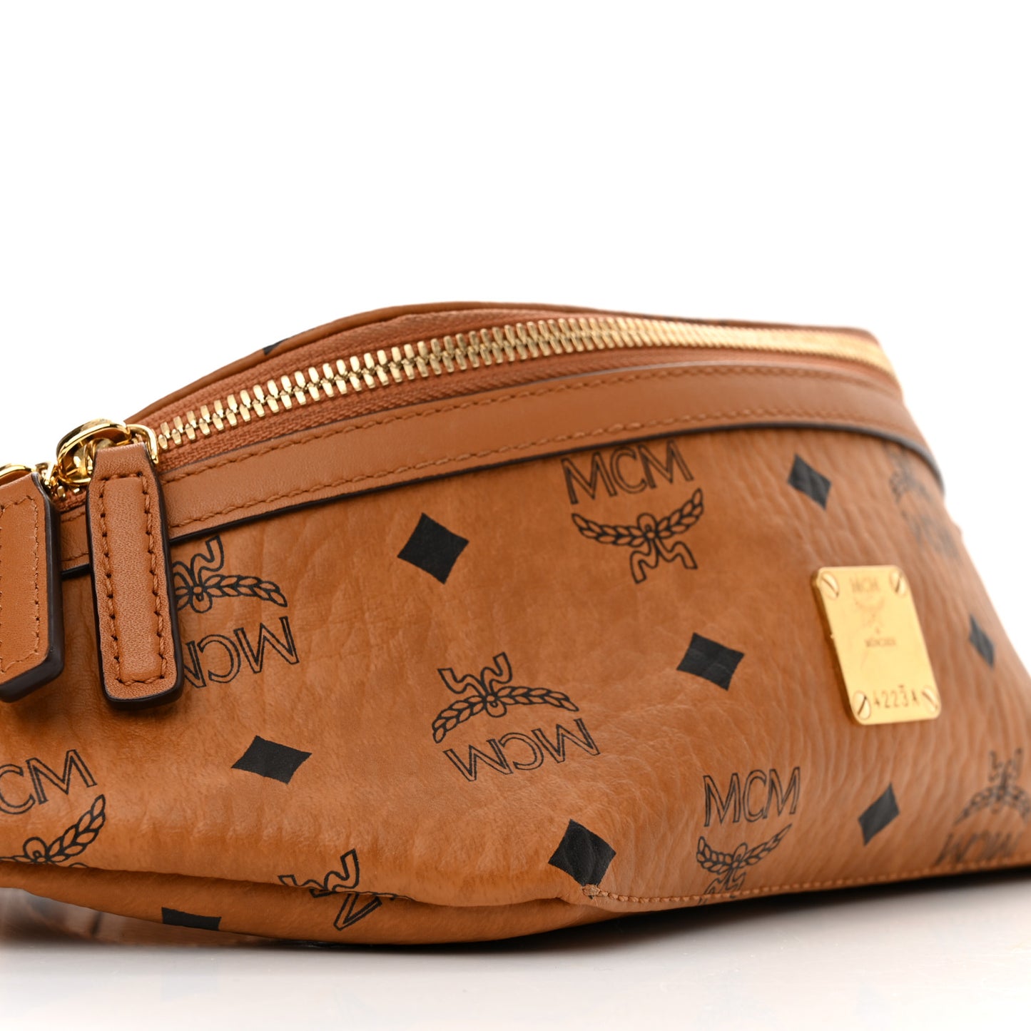 Visetos Small Fusten Belt Bag Cognac