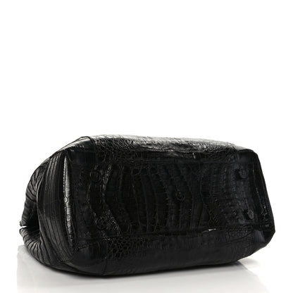 Nancy Gonzalez Crocodile Top Handle Black 3 of 8