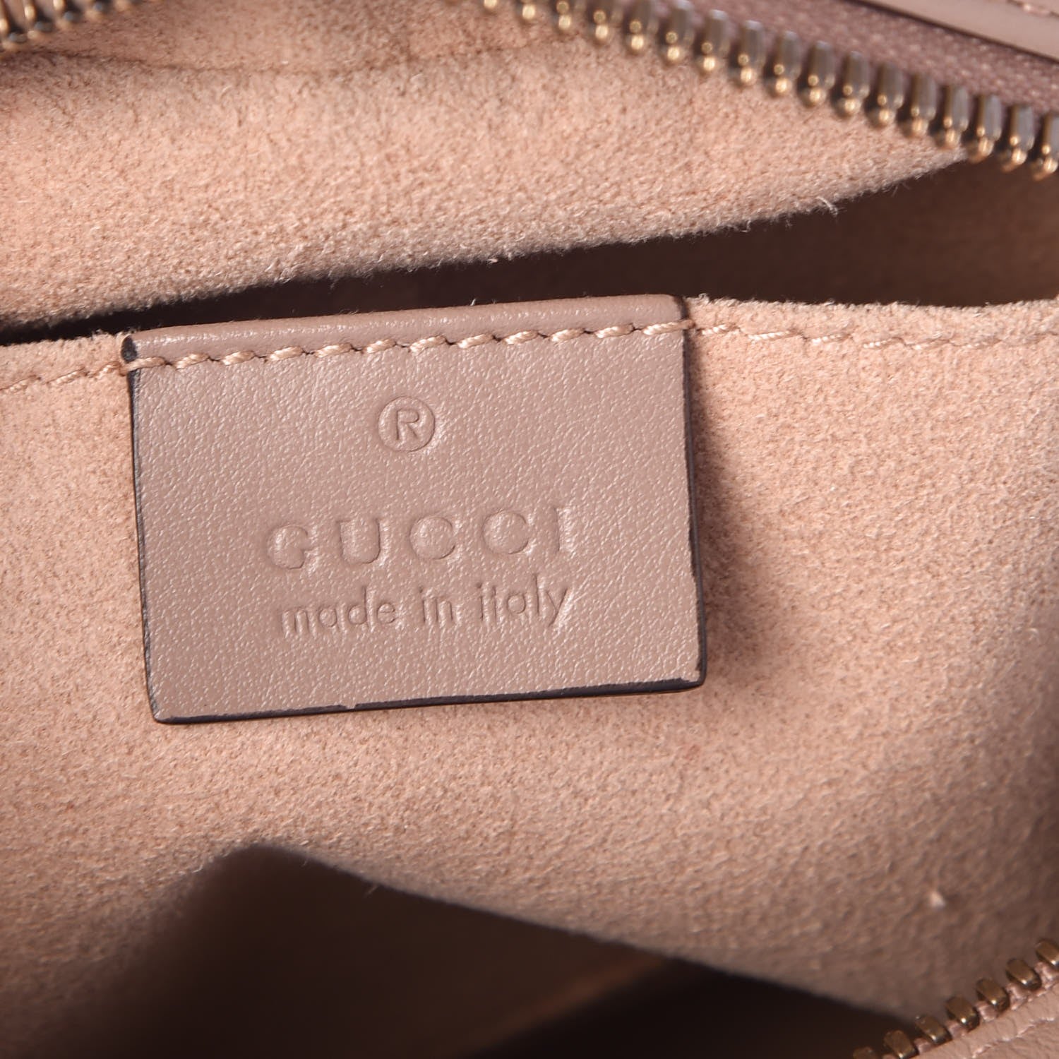 Gucci Calfskin Matelasse Small GG Marmont Chain Shoulder Bag Porcelain Rose 6 of 7