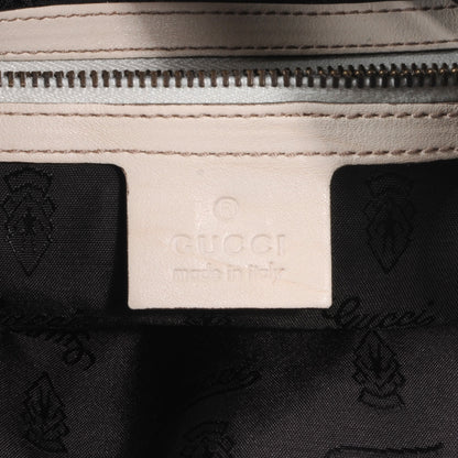 Gucci Leather Large Jockey Hobo White 5 of 7