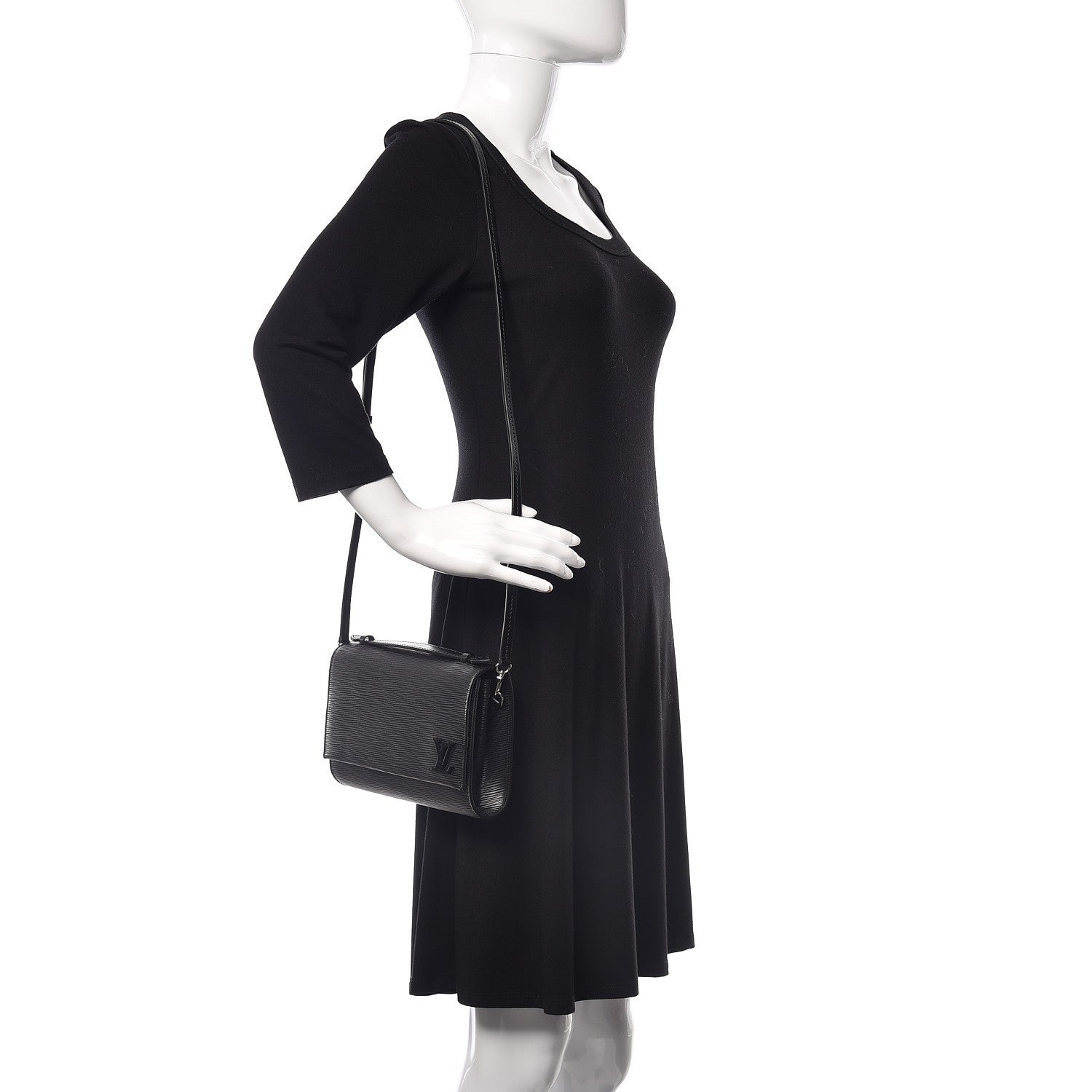 Louis Vuitton Epi Clery Black 2 of 10