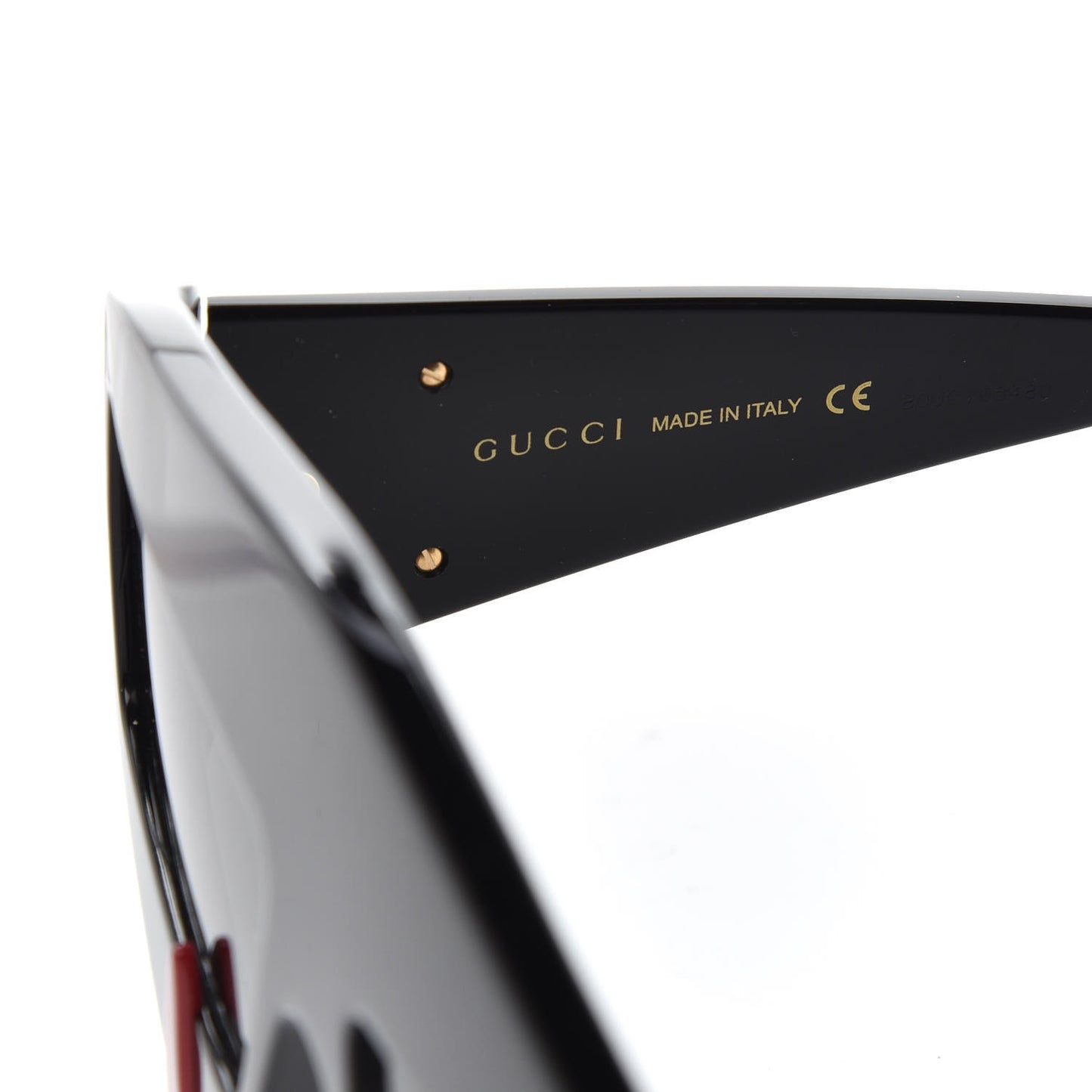 Acetate Crystal Hollywood Forever Tear Drop Sunglasses GG0359S Black