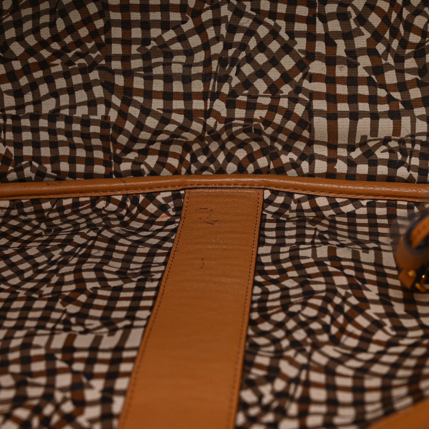 MCM Visetos Medium Liz Reversible Shopper Tote Cognac 10 of 10