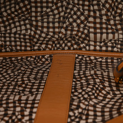 MCM Visetos Medium Liz Reversible Shopper Tote Cognac 10 of 10