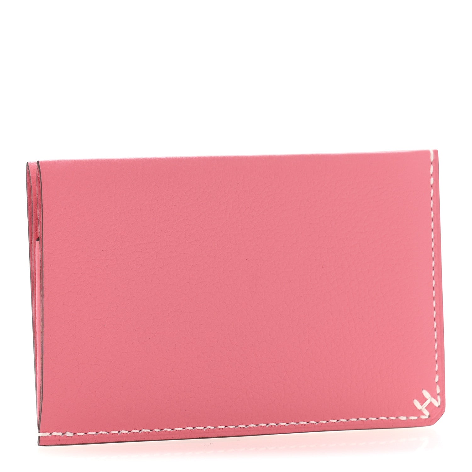 Hermes Evercolor Sellier Card Holder Rose Azalee 3 of 8