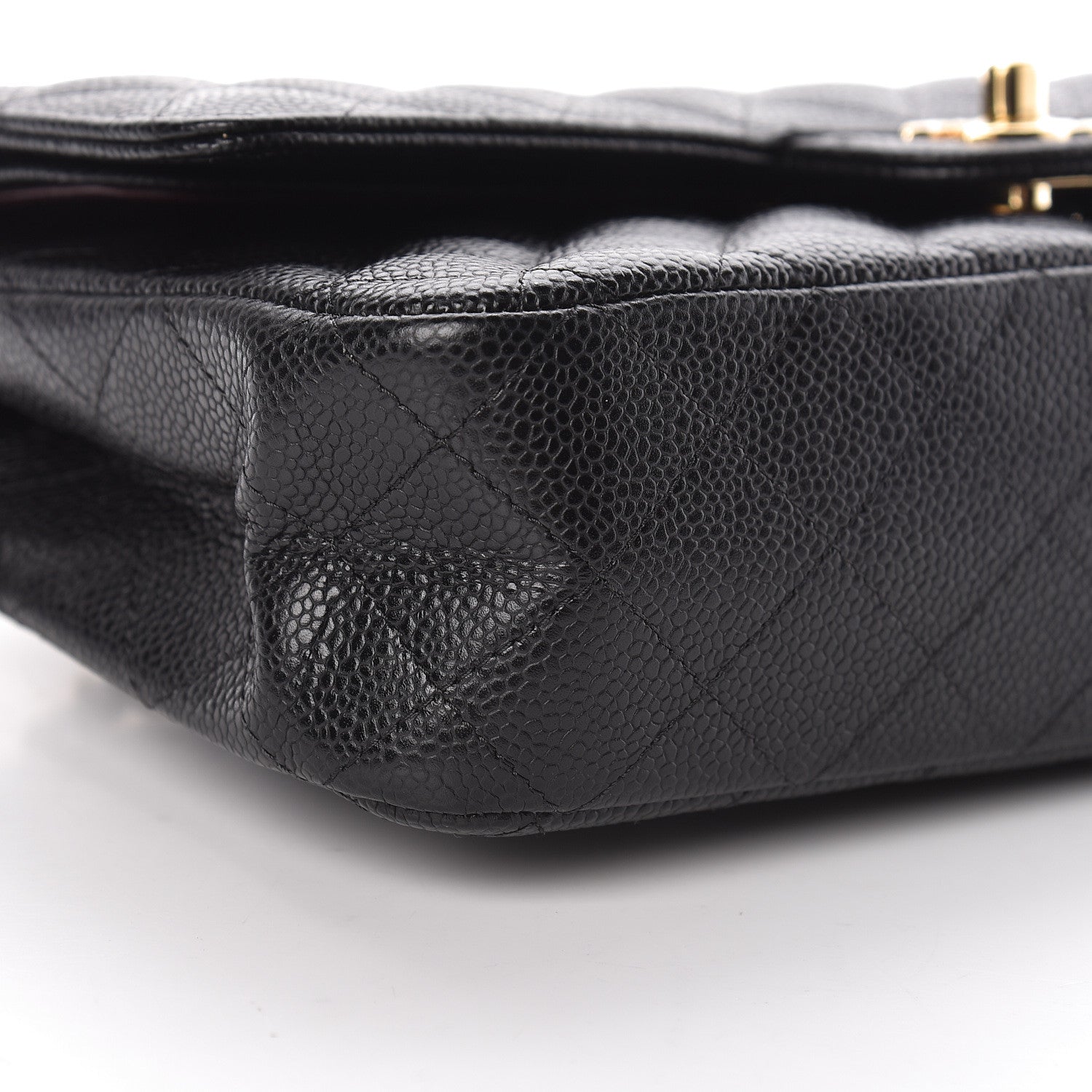 Chanel Caviar Quilted Medium Double Flap Black 8 of 11
