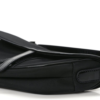 Christian Dior Nylon Saddle Bag Black 8 of 9
