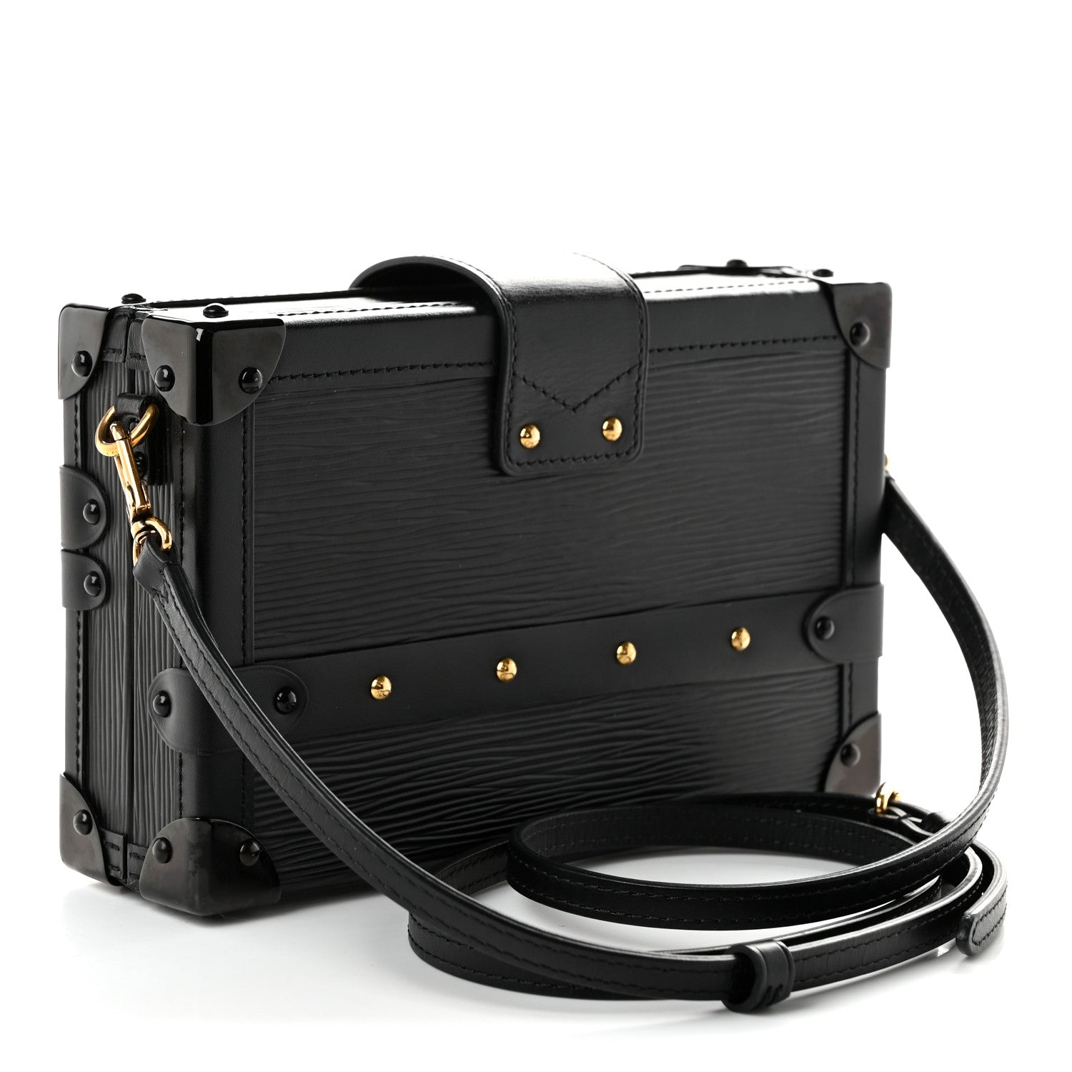 Louis Vuitton Epi Petite Malle Black 3 of 9