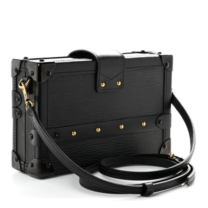 Louis Vuitton Epi Petite Malle Black 3 of 9